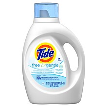 Tide HE Liquid Laundry Detergent, 64 Loads, 92 oz., 4/Carton (13890CT)