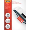 Fellowes Thermal Laminating Pouches, ID Tag, 5 Mil, 25/Pack (52007)