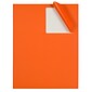 JAM Paper Laser/Inkjet Address Label, 4" x 3 3/8", Orange, 6 Labels/Sheet, 12 Sheets/Pack (302725786)