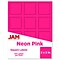 JAM Paper® Square Address Labels, 2 x 2, Neon Pink, 120/Pack (367831075)