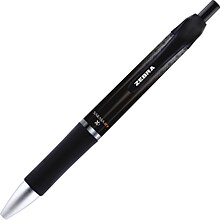Zebra Sarasa Dry X1 Retractable Gel Pen, Medium Point, 0.7mm, Black Ink, Dozen (45610)
