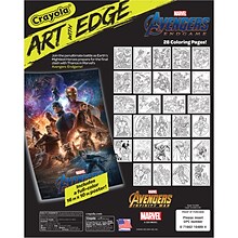 Crayola Art with Edge, Marvel Avengers Infinity Wars Coloring Pages & Poster, 3 Packs (BIN40489-3)