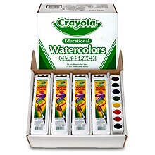 Crayola Watercolors Paint Tray Set Classpack, 36 Count (BIN538101)