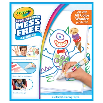 Crayola Color Wonder Mess Free Paintbrush Pens & Paper, 2 Sets (BIN752023-2)
