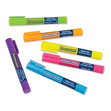 Creativity Street Glide-On Tempera Paint Sticks, Fluorescent Colors, 5 grams, 6 Per Pack, 3 Packs (P