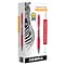Zebra Sarasa Dry X20 Retractable Gel Pen, Fine Point, 0.5mm, Red Ink, Dozen (46730)