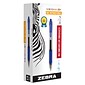 Zebra Sarasa Dry X20 Retractable Gel Pen, Medium Point, 0.7mm, Blue Ink, 12/Pack (46820)