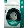 Power Gear 76580 25 Telephone Line Cord, Black