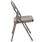 Flash Furniture HERCULES Series Metal Folding Chair, 4/Pk (4BDF002GY)