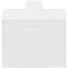 JAM Paper Plastic Envelopes with Tuck Flap Closure, Letter Booklet, 8.875 x 12, Clear, 12/Pack (SE35