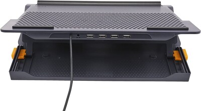 Targus Chill Mat+ for 17" Laptops, 4-Port USB HUB, Black (AWE81US)