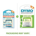 DYMO LetraTag 12331 Variety Pack Label Maker Tape, 1/2 x 13, Assorted Colors, 3/Pack (12331)