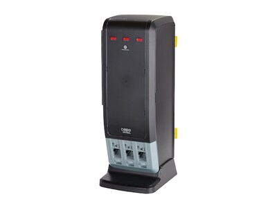 Dixie Ultra SmartStock Series-T Plastic Tri-Tower Cutlery Dispenser, Black (DUSSTDSP3)