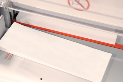 Formax Cut-True 22S 16.9” Semi-Automatic Guillotine Paper Cutter with LED Laser Line, Off White (CUT-TRUE 22S)
