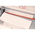 Formax Cut-True 22S 16.9” Semi-Automatic Guillotine Paper Cutter with LED Laser Line, Off White (CUT