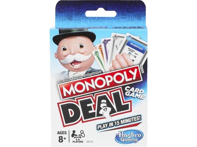 Hasbro Monopoly Deal Card Game, Entertainment, Elementary (E3113)