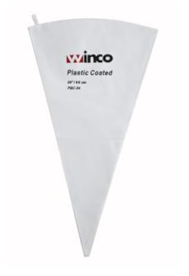 Winco 24 Cloth Pastry Bag, White (PBC-24)