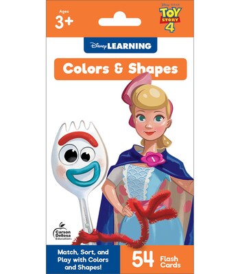 Colors and Shapes Disney/Pixar for Grades Preschool - 1, 54 cards (734094)