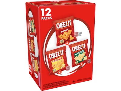 Cheez-It Crackers, 12.1 oz., 12 Packs/Box (KEE94026)
