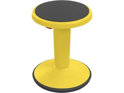 MooreCo Hierarchy Grow Plastic School Chair, Yellow (50960-Yellow)