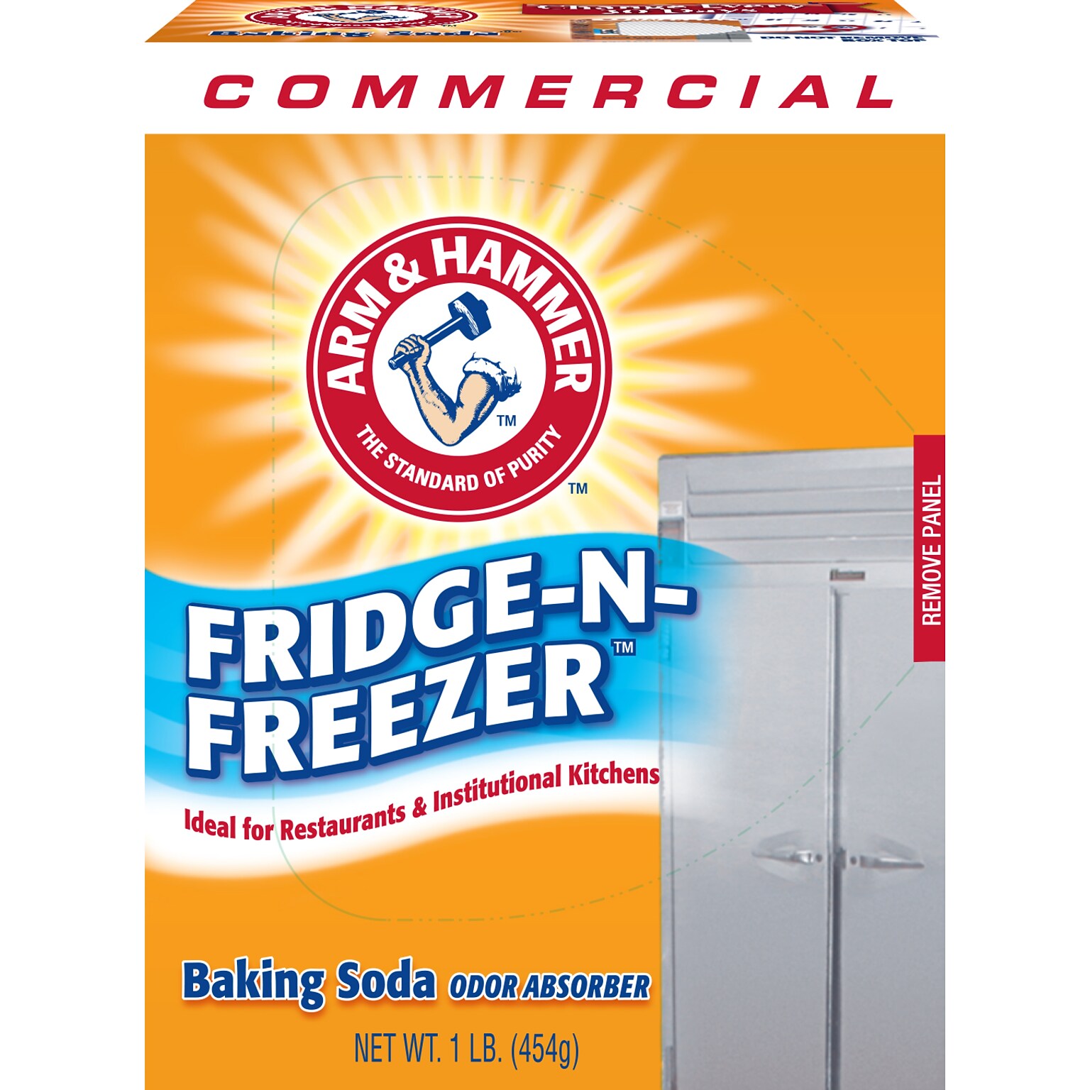 Arm & Hammer Fridge-n-Freezer Baking Soda, Odor Absorber, 1 lb. Box (CDC3320084011CT)