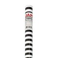 JAM Paper Gift Wrap, Striped Wrapping Paper, 25 Sq. Ft, Black & White Stripes, Roll Sold Individuall