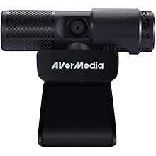 AVerMedia Live Streamer CAM 2MP Webcam, Full Color, 1080p, Black (PW313)