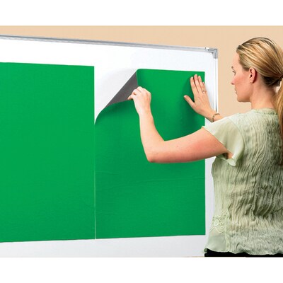 Educational Insights Quick Stick Instant Flannel Presentation Board, 20 x 27, Green (EI-1034)