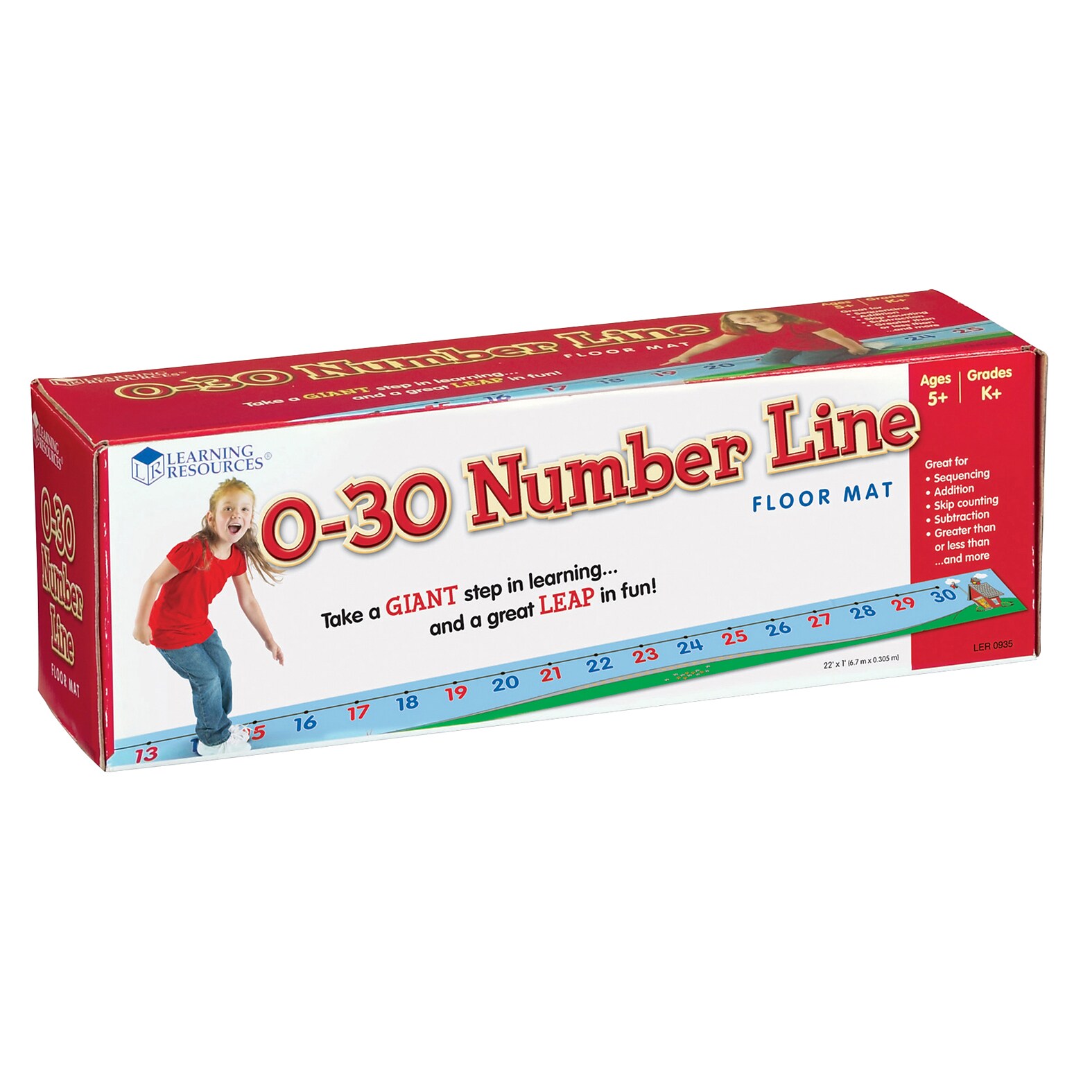 Learning Resources 0-30 Number Line Floor Mat (LER0935)