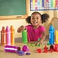 Learning Resources Rainbow Sorting Crayons, Assorted Colors, 56/Set (LER3070)