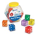 Learning Resources Jumbo Dice in Dice Jumbo Size Set, 12 Pieces (LER7699)
