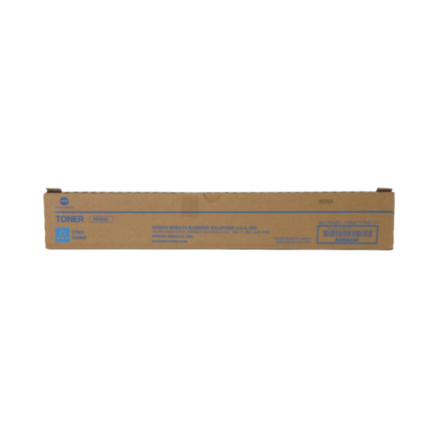 Konica Minolta TN324C Cyan Toner Cartridge, Standard Yield, Proprietary