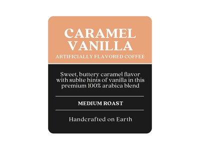 Copper Moon Caramel Vanilla Ground Coffee, Medium Roast, 12 oz. (205339)