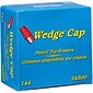 Dixon Wedge Cap Erasers, Pink, 144/Box (34500)