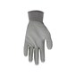 MCR Safety Memphis NXG Nylon Polyurethane-Coated Gloves, Extra Large, Gray, Dozen (9666XL)