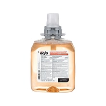 GOJO FMX12 Antibacterial Foaming Hand Soap Refill for FMX Dispenser, Fresh Fruit Scent, 4/Carton (51