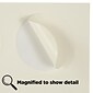 JAM Paper Round Label Sticker Seals, 1 2/3" Diameter, Ivory, 24 Labels/Sheet, 5 Sheets/Pack (147627045)