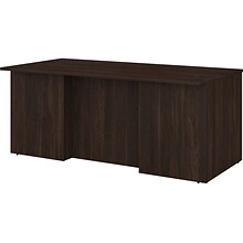 Bush Business Furniture Office 500 72W Executive Desk, Black Walnut (OFD172BWK)