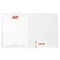 JAM Paper 2-Pocket Folders, Clear, 12/Pack (381CLEARA)