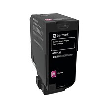 Lexmark 84C0HMG Magenta High Yield Toner Cartridge, Prints Up to 16,000 Pages