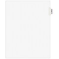 Avery Style Exhibit File Guide, Exhibit B, Letter Size, White, 25/Pack (01372)