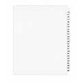 Avery Legal Pre-Printed Paper Divider Collated Set, 176-200 Tabs, White, Avery Style, Letter Size (0