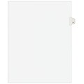 Avery Style Individual Legal Divider, Tab F, 8.5 x 11, White, 25/Set (01406)