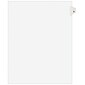 Avery Legal Pre-Printed Paper Divider, Side Tab B, White, Avery Style, Letter Size, 25/Pack (01402)