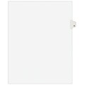 Avery Style Individual Legal Divider, Tab G, 8.5 x 11, White, 25/Set (01407)