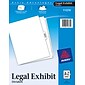 Avery Premium Collated Legal Paper Dividers, A-Z & Table of Content Tabs, White, Avery Style, Letter Size (11374)