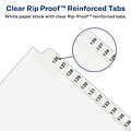 Avery Premium Collated Legal Paper Dividers, A-Z & Table of Content Tabs, White, Avery Style, Letter