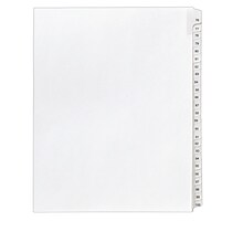Avery Legal Pre-Printed Paper Divider Collated Set, 76-100 Tabs, White, Allstate Style, Letter Size