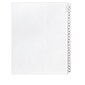 Avery Legal Pre-Printed Paper Divider Collated Set, 76-100 Tabs, White, Allstate Style, Letter Size (01704)