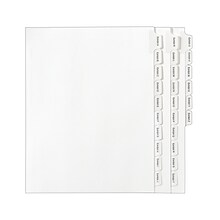 Avery® Collated Legal Exhibit Dividers - Allstate® Style, Letter Size, Side Tab, EXHIBIT A-Z Tab Set